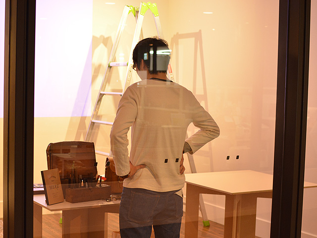 展示準備中