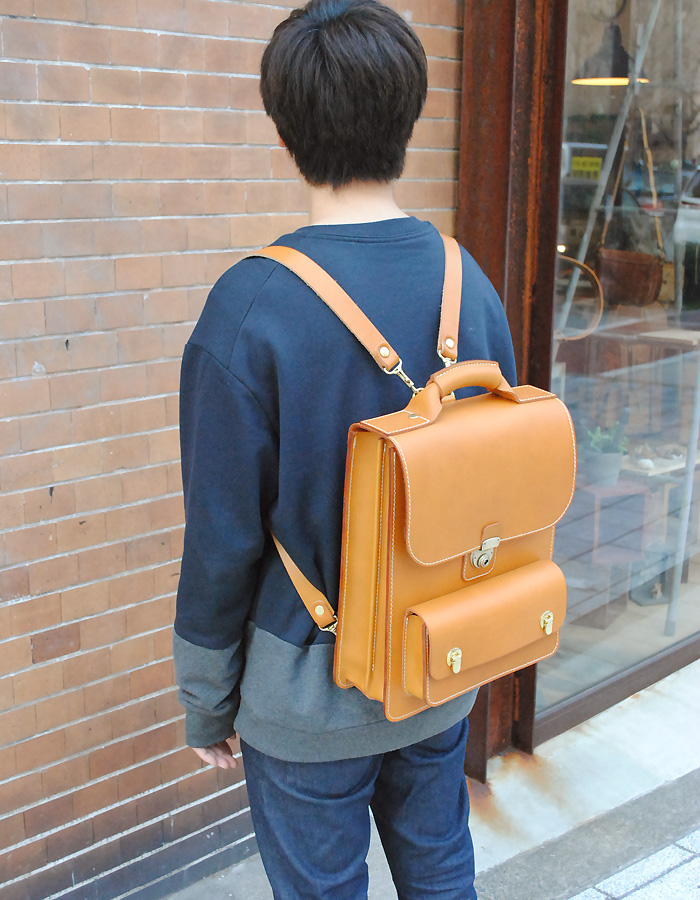 2wayビジネスリュック 着用