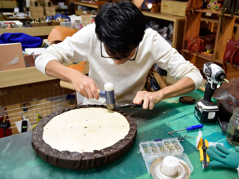 作り手:田中の大工仕事