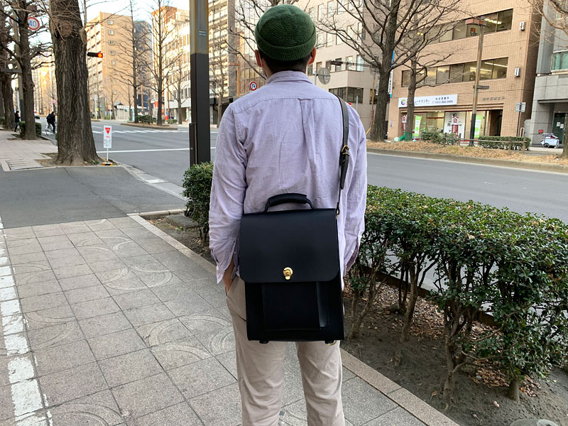 3way縦型バッグ(BC-105) メンズ斜め掛け