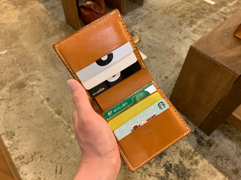 二つ折り財布(WS-4) カード収納