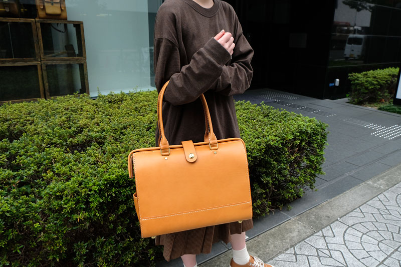 ボルサ・トート キャメルレディース腕掛け