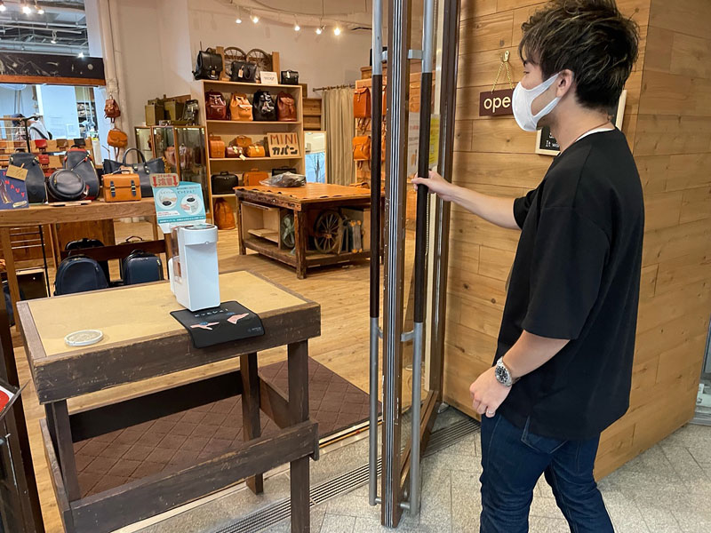 店舗の感染対策1