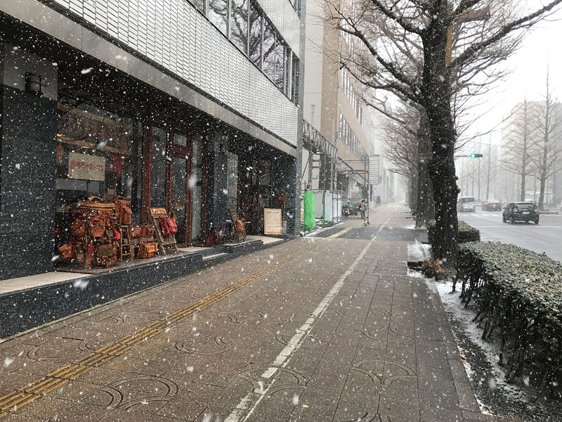 仙台店 雪模様