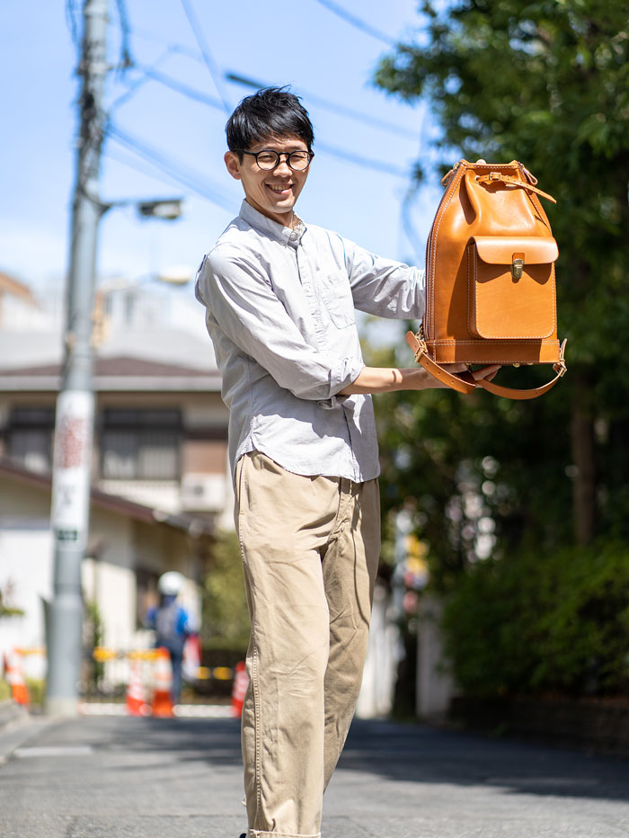 ボンリュック メンズ着用6