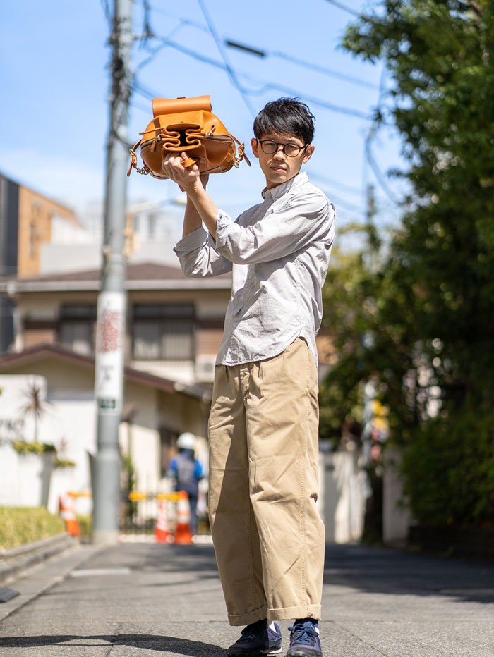 ボンリュック メンズ着用5