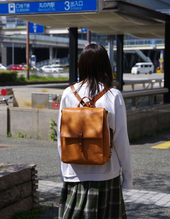 リュック(G-49) レディース着用2