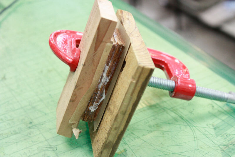 手作り感あふれるリュックサック(R-27) ゲンコツ制作2