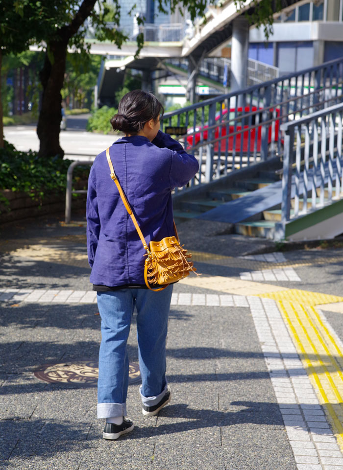 フリンジショルダー 名古屋店スタッフ新實着用