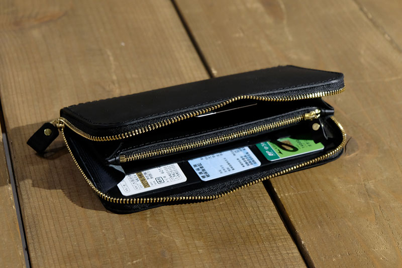大きいファスナー長財布(WL-5) カード入れ