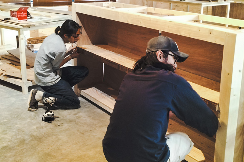 札幌店お店作り7