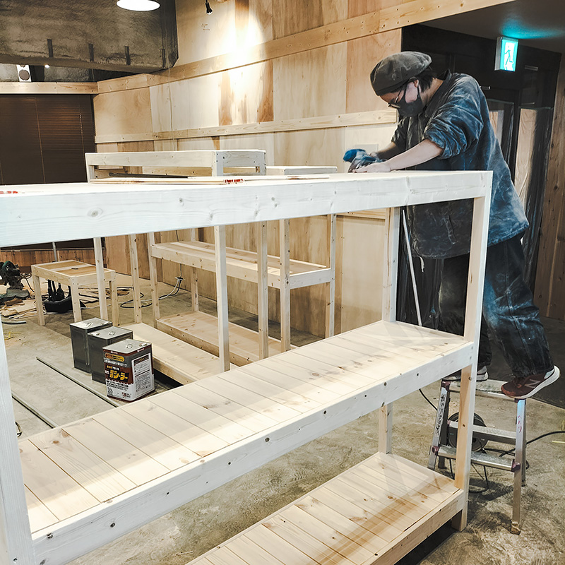 札幌店お店作り12