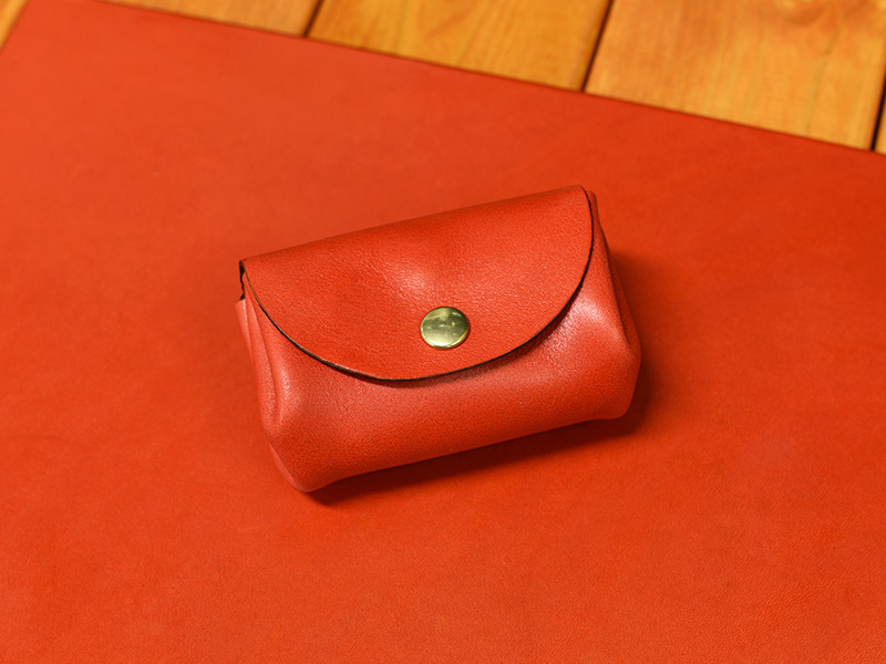 ふっくらフォルムの小銭入れ(KK-33)/RD