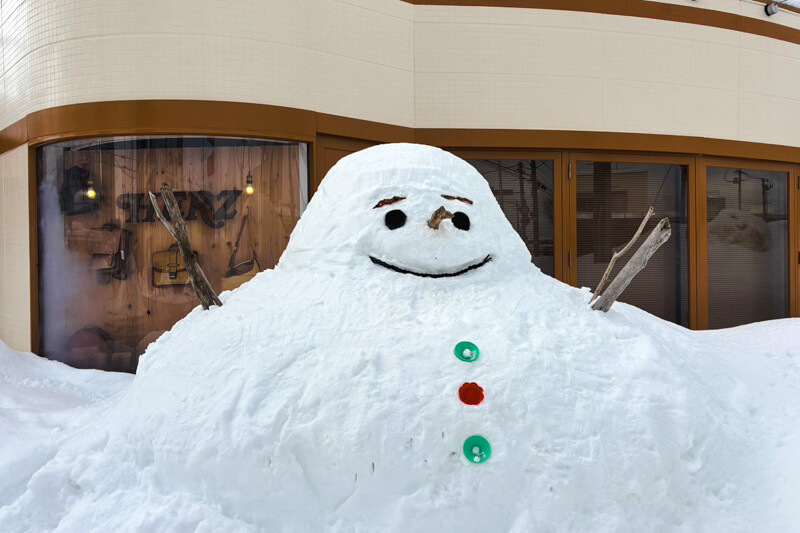雪だるま完成!