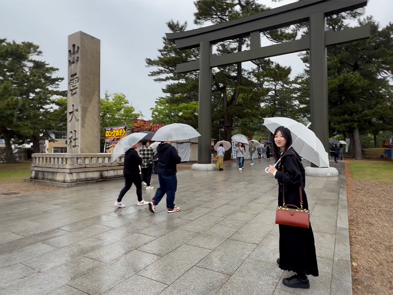 出雲大社二の鳥居とP-8