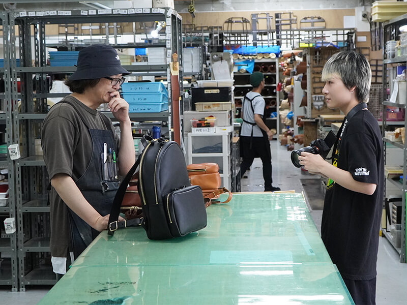 NET工房作り手佐藤とオンラインショップスタッフ大暉③