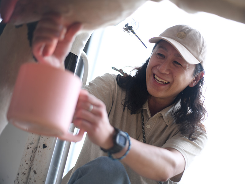 藤田牧場牧場体験の様子9